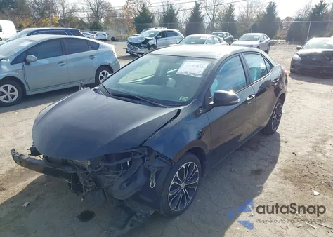 2016 Toyota Corolla S Plus from USA, damaged, VIN 2T1BURHE6GC733722